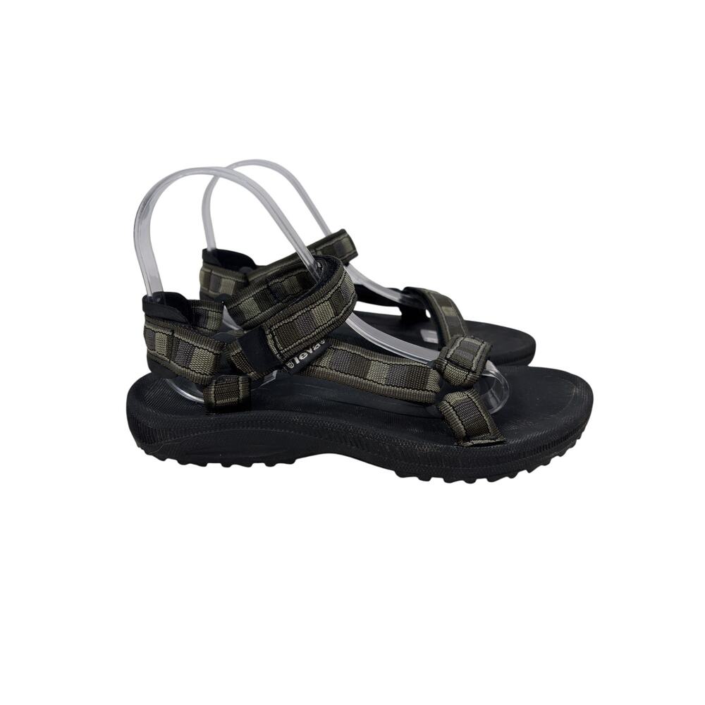 Teva Hydratrek Water Sandal Womens 8 Black Gray Woven Adjustable Straps